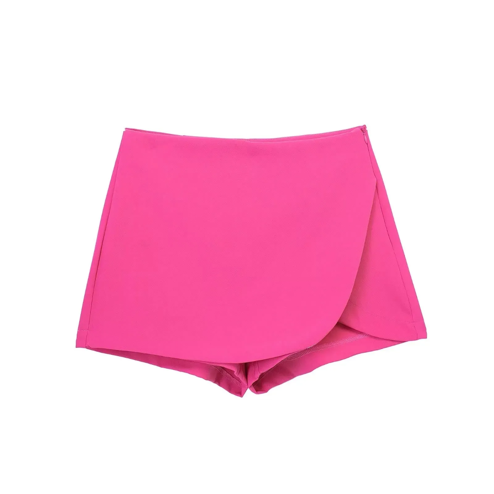 Asymmetric Culottes Mini Skirt