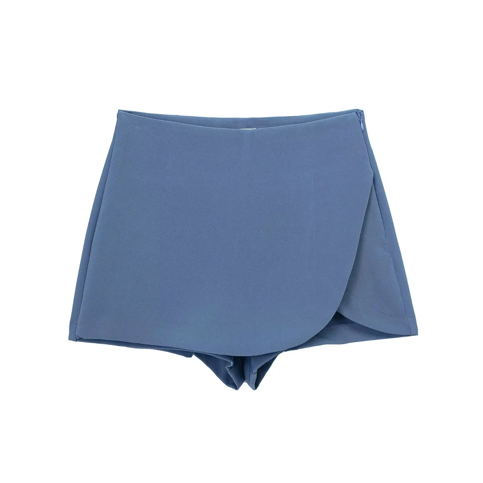 Asymmetric Culottes Mini Skirt