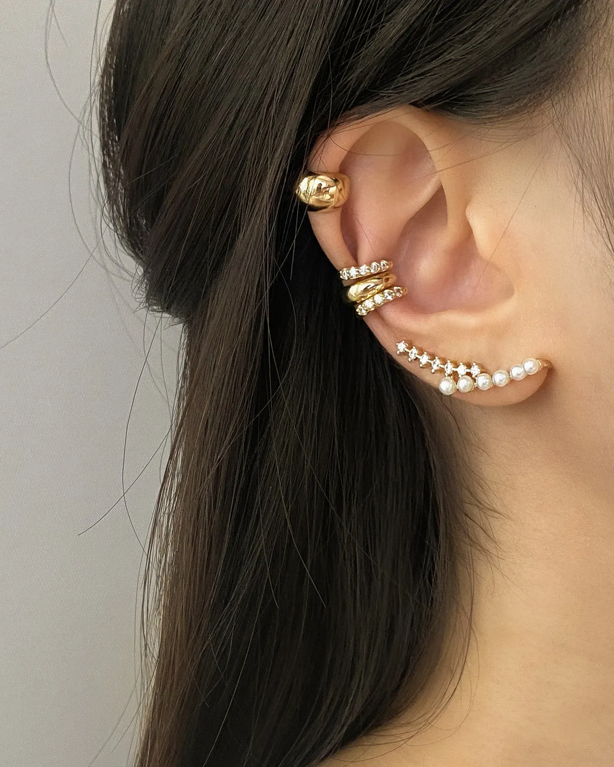 CULT Ear Cuffs in Gold