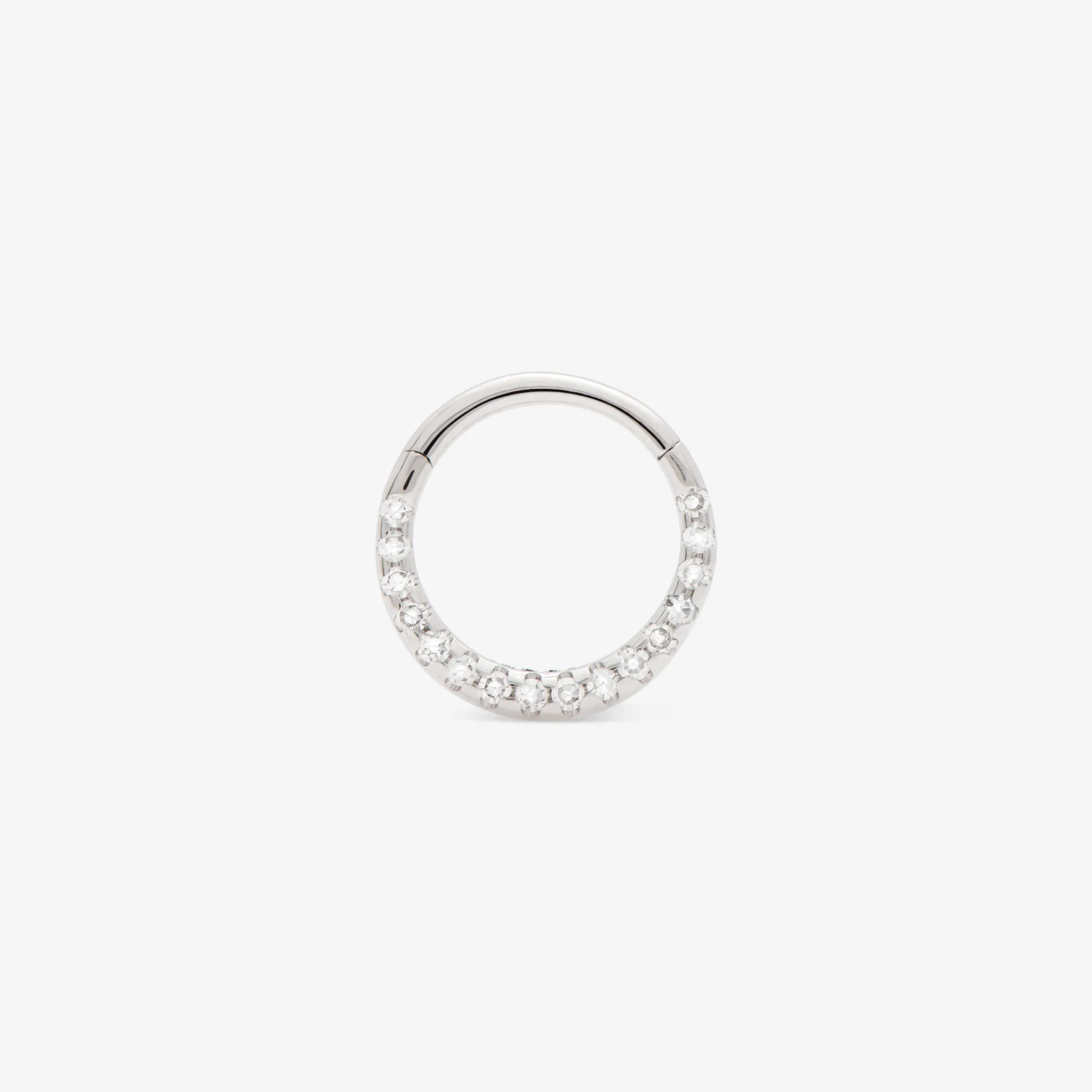 DIAMOND CLICKER - WHITE DIAMOND & WHITE GOLD