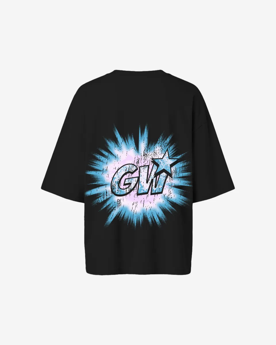 G West Supernatural Acid Wash Premium Oversized Tee - WOMEN