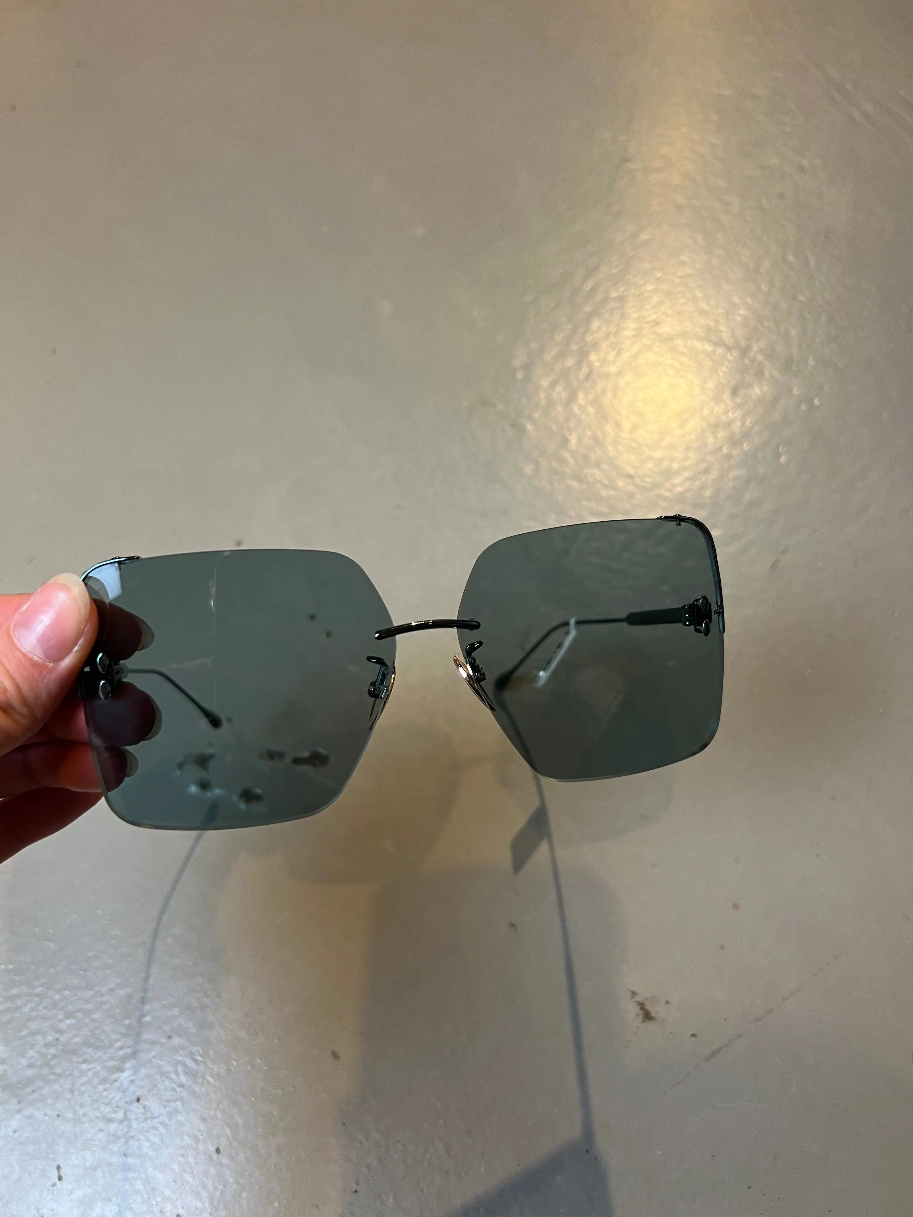 Isabel Marant Dark Green Sunglasses