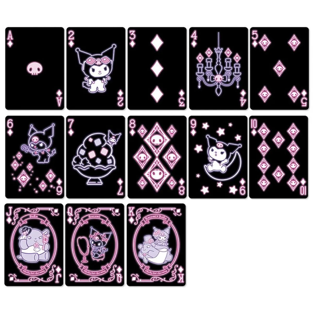 Kuromi Aesthetic Poker Playing Cards