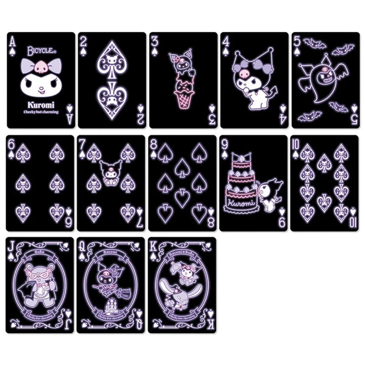 Kuromi Aesthetic Poker Playing Cards