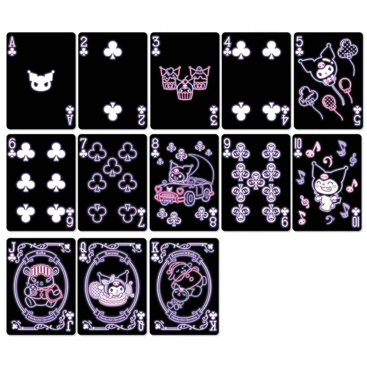 Kuromi Aesthetic Poker Playing Cards