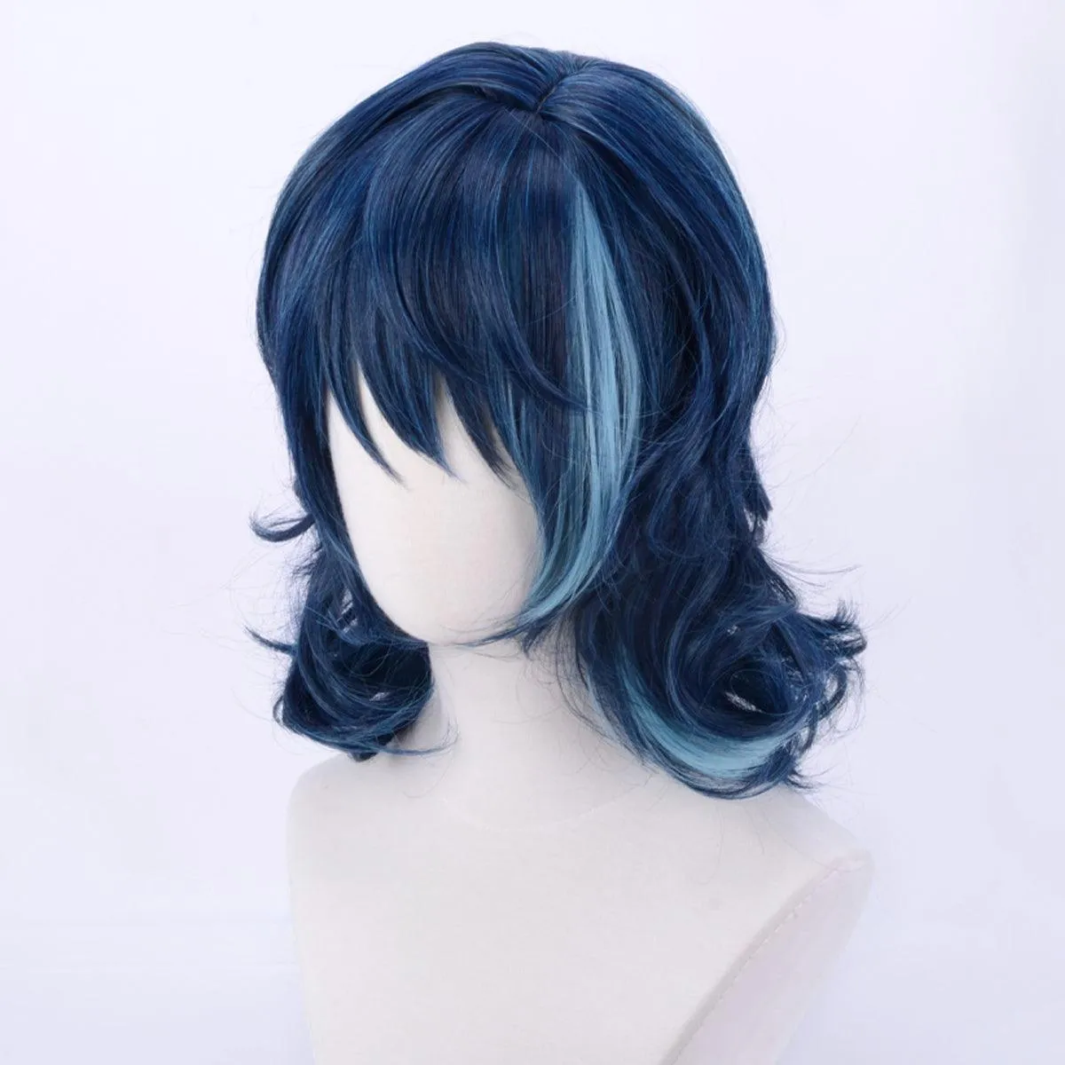 Light Blue Strand Anime Aesthetic Wig