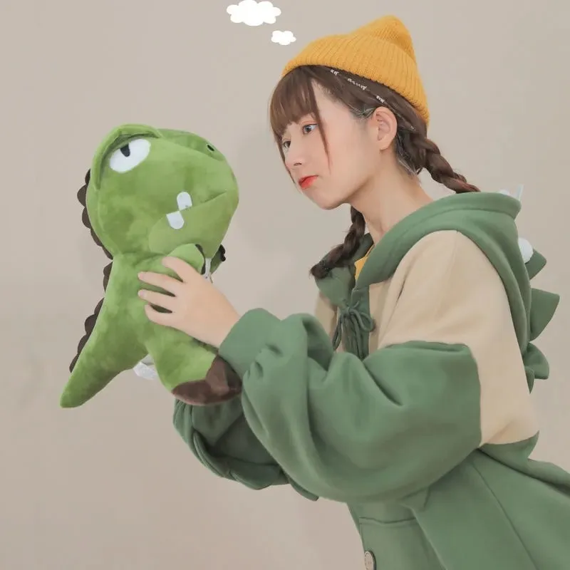 Little Dinosaur Huge Pocket Hoodie