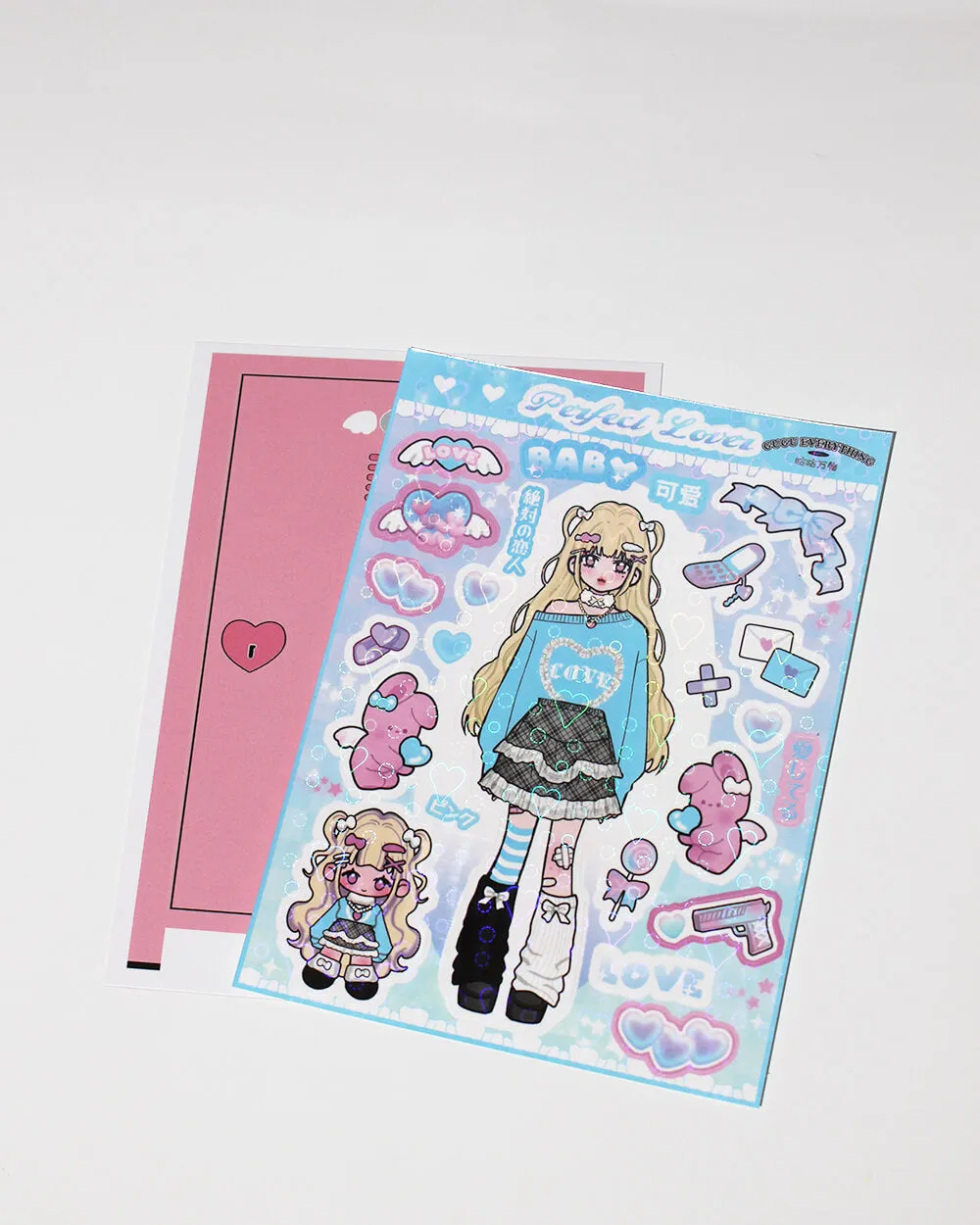 Perfect Lover Y2K Girl Deco Stickers