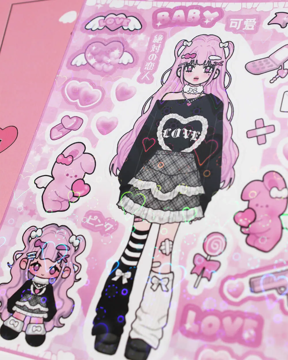 Perfect Lover Y2K Girl Deco Stickers