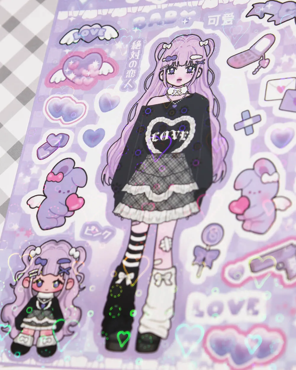 Perfect Lover Y2K Girl Deco Stickers